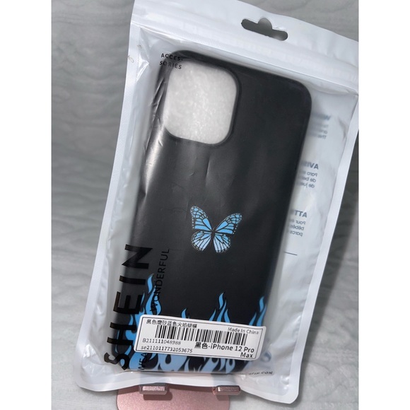 Blue Flamed Butterfly iPhone 12 Pro Max Case 🦋 - Picture 13 of 17